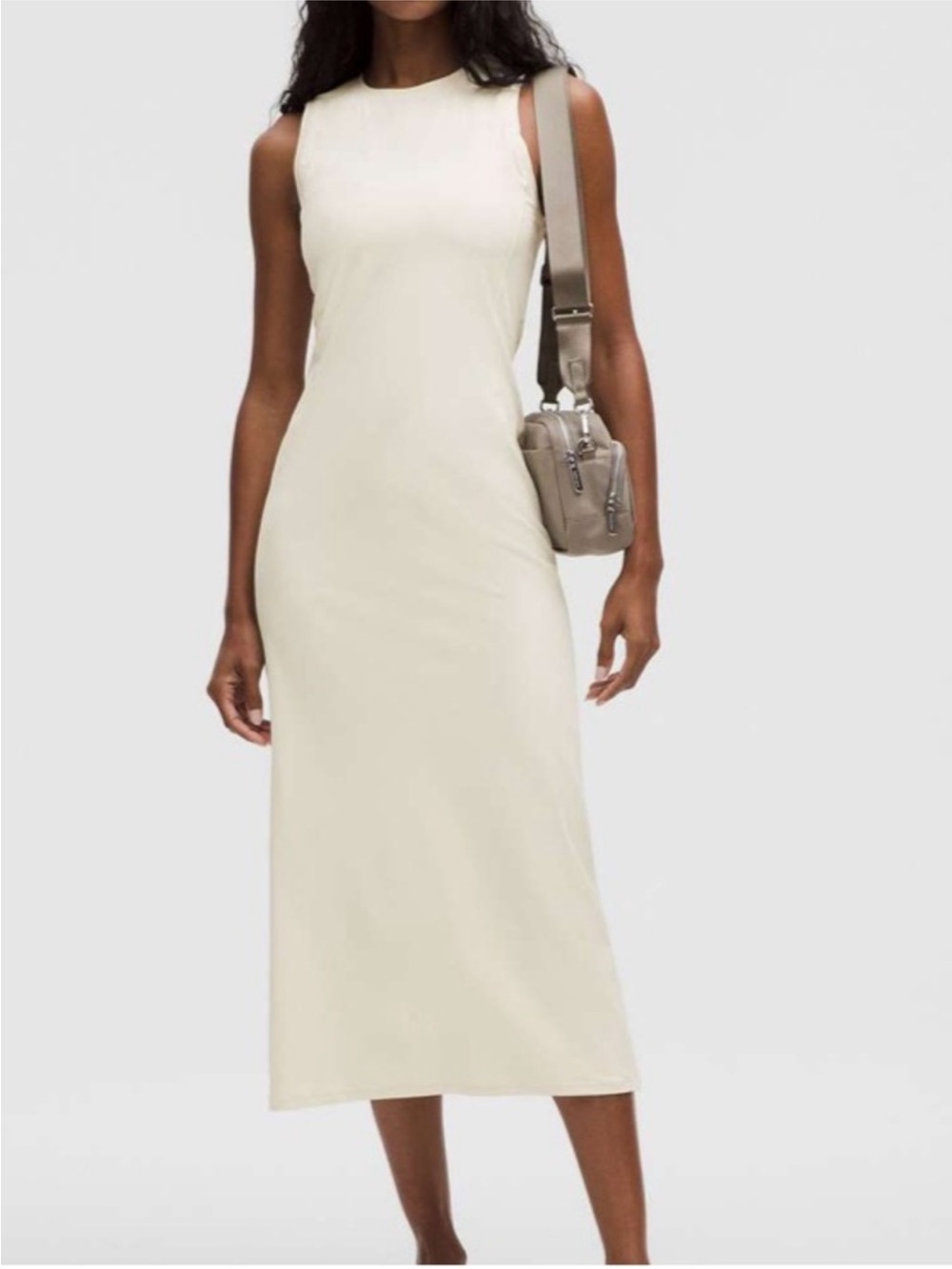 Lululemon NWT All Aligned Ribbed Midi Dress $128 msrp